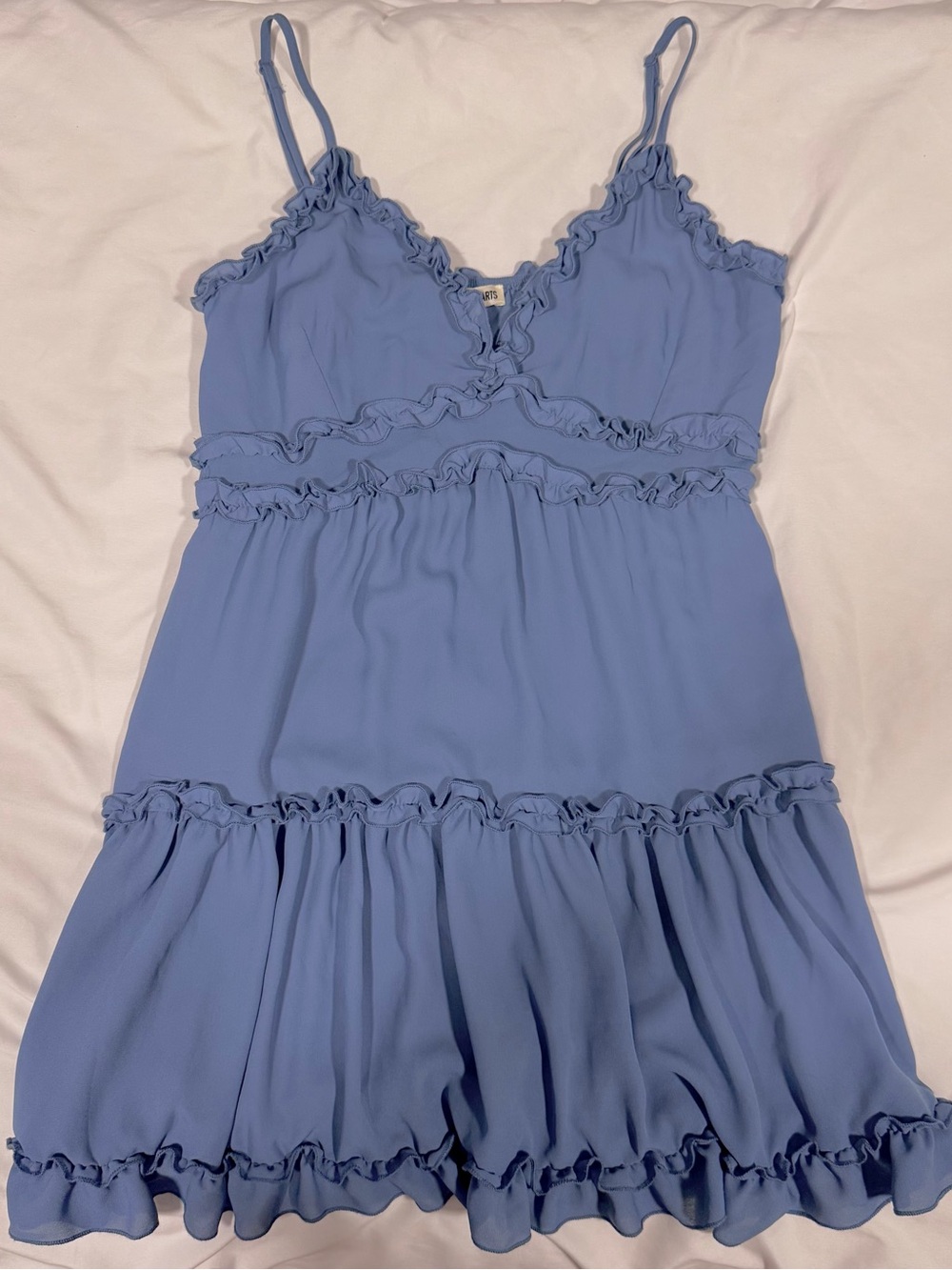 Inspired Heart Ruffled Mini Dress